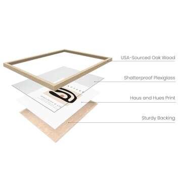 HAUS AND HUES Paper Cutouts Art Exhibition Poster - Matisse Poster, Abstract Art Print, Wave Leaf Ma...