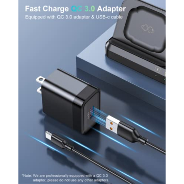 ZUBARR 3 in 1 Wireless Charger for Samsung Devices