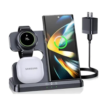 ZUBARR 3 in 1 Wireless Charger for Samsung Devices