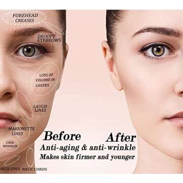 AKOAK 4 Pcs/Set (2 Large &2 Small) Natural Silicone Massage Cup, Suitable for Body, Face, Neck, Back, Eye Massage, Vacuum Tank, Perfect for Body and Facial Care, Anti-aging Beauty Tool (White)