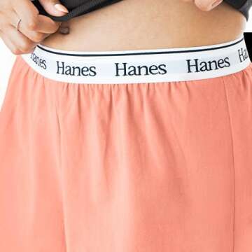 Hanes Originals Female Lounge Sleep Shorts - 2-Pack