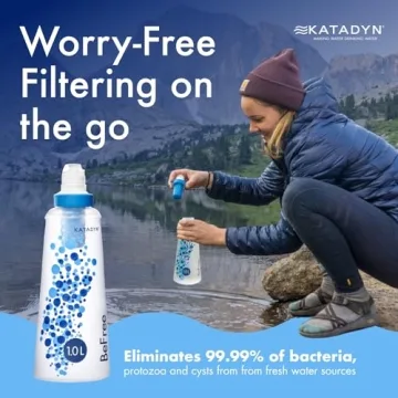 Katadyn BeFree 1.0L Fast Flow Water Filter for Adventures