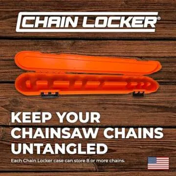 Versatile Chain Locker for Up to 20 Inch Chainsaw Chains