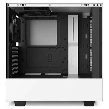 NZXT H510 - Compact ATX Mid-Tower PC Gaming Case - Front I/O USB Type-C Port - Tempered Glass Side P...