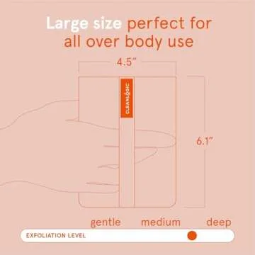 Cleanlogic Exfoliating Body Scrubber for Radiant Skin