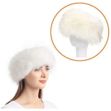 LA CARRIE Women's Faux Fur Headband - Stylish Winter Earwarmer