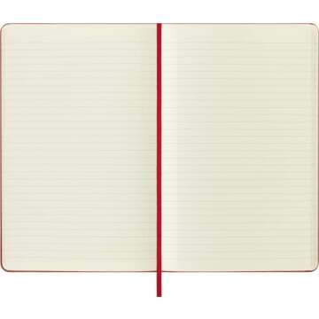 Moleskine Classic Notebook Hard Cover Large Scarlet Red