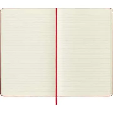 Moleskine Classic Notebook Hard Cover Large Scarlet Red