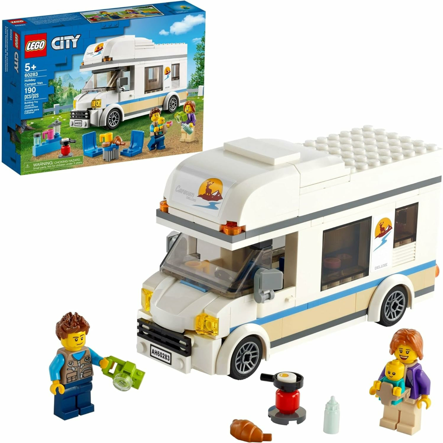 LEGO City Holiday Camper Van Toy for Ages 5 Plus