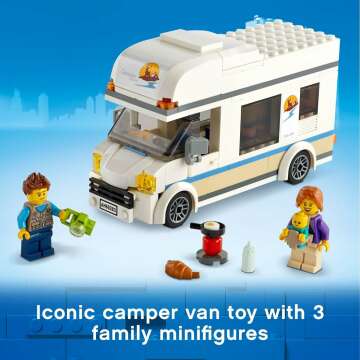 LEGO City Holiday Camper Van Toy for Ages 5 Plus