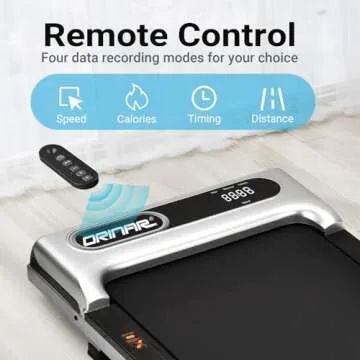 Orinar 2.5HP Under Desk Treadmill for Home & Office