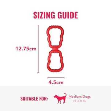 KONG Tug Toy for Dogs - Durable Natural Rubber for Fun