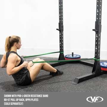 Valor Fitness Durable Resistance Band Handles - Set of 2 for Home Gym Workouts – Strength Training Accessories for Pull-Ups, Chest Press, Rows & Upper Body Exercises