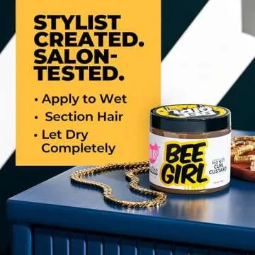 The Doux Bee Girl Honey Curl Custard for All Curl Types