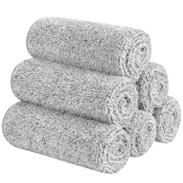 Ultra Soft SINLAND Microfiber Face Towels for Gentle Cleansing