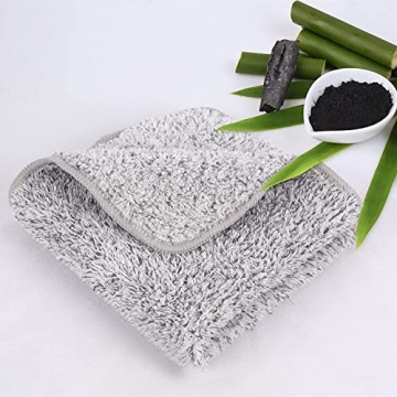 Ultra Soft SINLAND Microfiber Face Towels for Gentle Cleansing