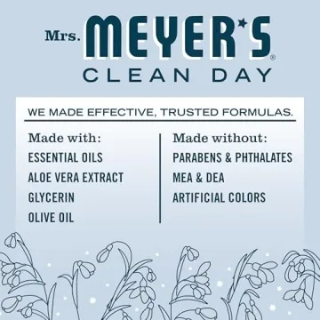 Mrs. Meyer's Snowdrop Hand Soap Refill, 33 oz Comfort