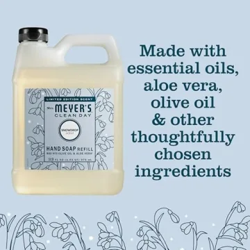 Mrs. Meyer's Snowdrop Hand Soap Refill, 33 oz Comfort