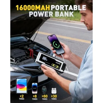 AUXITO 8000A Portable Jump Starter for Cars & Trucks