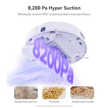 Narwal Freo X Ultra Robot Vacuum and Mop Combo, 8200Pa Robot Mop & Vacuum, Auto Mop Drying/Washing, ...