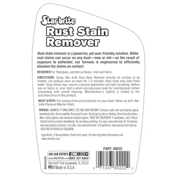 STAR BRITE Rust Stain Remover - Fast & Effective Cleaning Solution