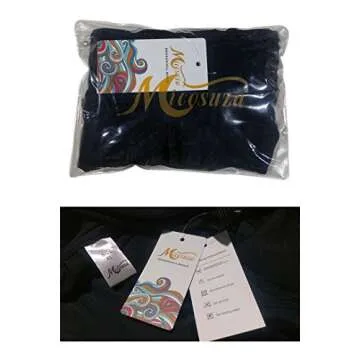 Micosuza Women's Black Swimming Shorts with UPF Protection