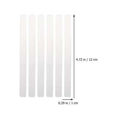 Acrylic Plant Tag Clear Label: 24 Weatherproof Gardening Identifier Stakes