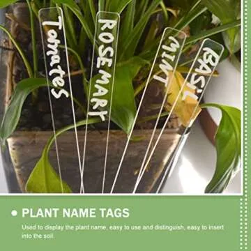 Weatherproof Plant Tags for Efficient Gardening Organization