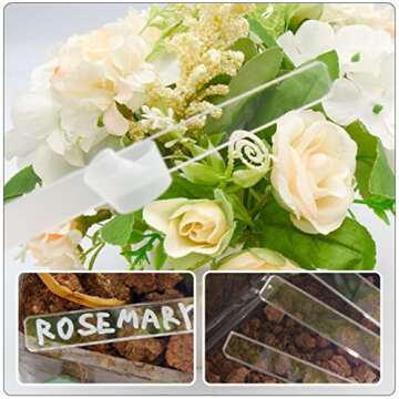 Weatherproof Plant Tags for Efficient Gardening Organization