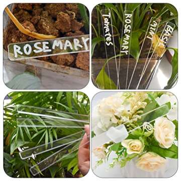 Weatherproof Plant Tags for Efficient Gardening Organization