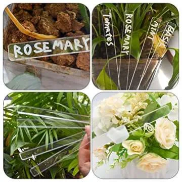 Weatherproof Plant Tags for Efficient Gardening Organization
