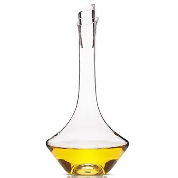 BtAT Crystal Wine Decanter - Elegant Aeration for All Wines