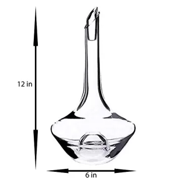 BtAT Crystal Wine Decanter - Elegant Aeration for All Wines