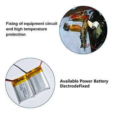 BOMEI PACK Polyimide Tape, 2 Pack High-Temperature Resistant Tape 2inch x 33m(108ft), No Residue Heat-Resistant Tape for Electric Task, 3D Printing, Soldering, Sublimation, Masking