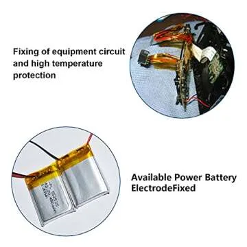 BOMEI PACK Polyimide Tape, 2 Pack High-Temperature Resistant Tape 2inch x 33m(108ft), No Residue Heat-Resistant Tape for Electric Task, 3D Printing, Soldering, Sublimation, Masking