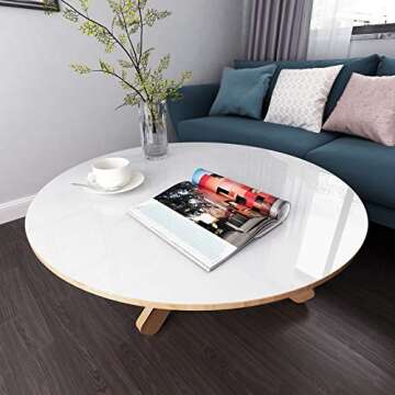 Livelynine Glossy White Peel and Stick Wallpaper for Cabinets