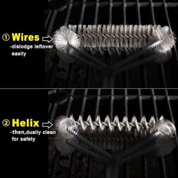 GRILLART Safe & Efficient Grill Brush for All Grills