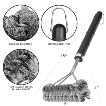GRILLART Safe & Efficient Grill Brush for All Grills