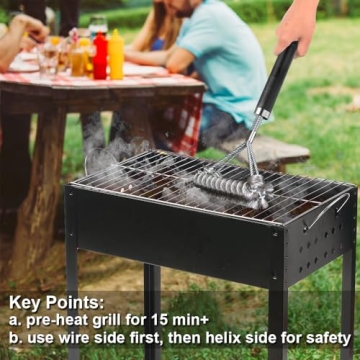 GRILLART Safe & Efficient Grill Brush for All Grills