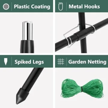 SUMGROW 7ft Garden Arch Trellis for Climbing Plants