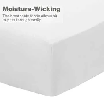 Everyday Kids 2-Pack Fitted Crib Sheets, 100% Soft Breathable Microfiber Baby Sheet, Fits Standard Size Crib Mattress 28in x 52in, Pink Nursery Sheet and White Nursery Sheet