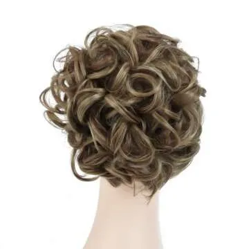 Stylish Rose Bud Chignon Hairpiece for Effortless Updos