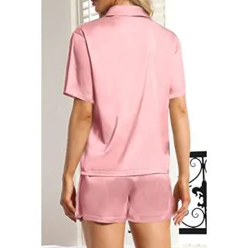 Silk Satin Pajamas Sets for Elegant Sleepwear
