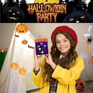Geltvilra Halloween Crafts Kits for Kids 8 Pack Fun Monster DIY