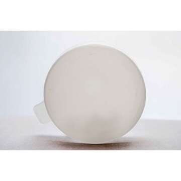 Old Fashioned Heavy Glass Half Pint Milk Bottle, Decanter Cream Server. With Lid (1 pack)