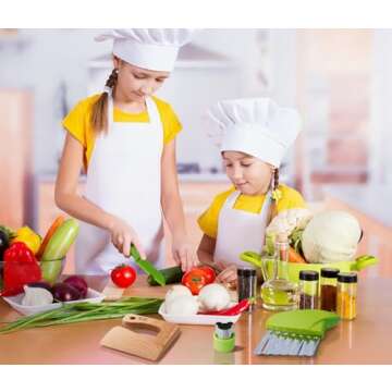 Kids Knife Set for Real Cooking - Toddler Friendly Cooking Tools