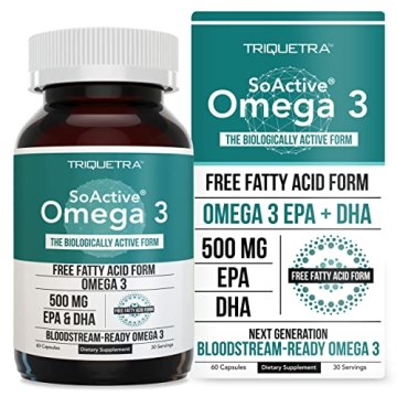 SoActive Omega 3 EPA DHA 95% Absorption No Fish Burps