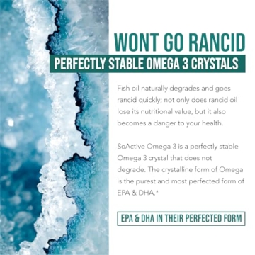 SoActive Omega 3 EPA DHA 95% Absorption No Fish Burps