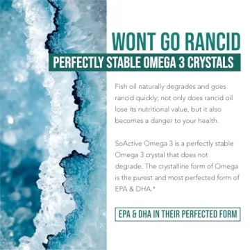 SoActive Omega 3 EPA DHA 95% Absorption No Fish Burps