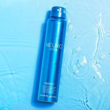 Neuro by Paul Mitchell Protect HeatCTRL Iron Hairspray, Perfect Prep + Finish For Heat Styling, For All Hair Types, 6 oz.